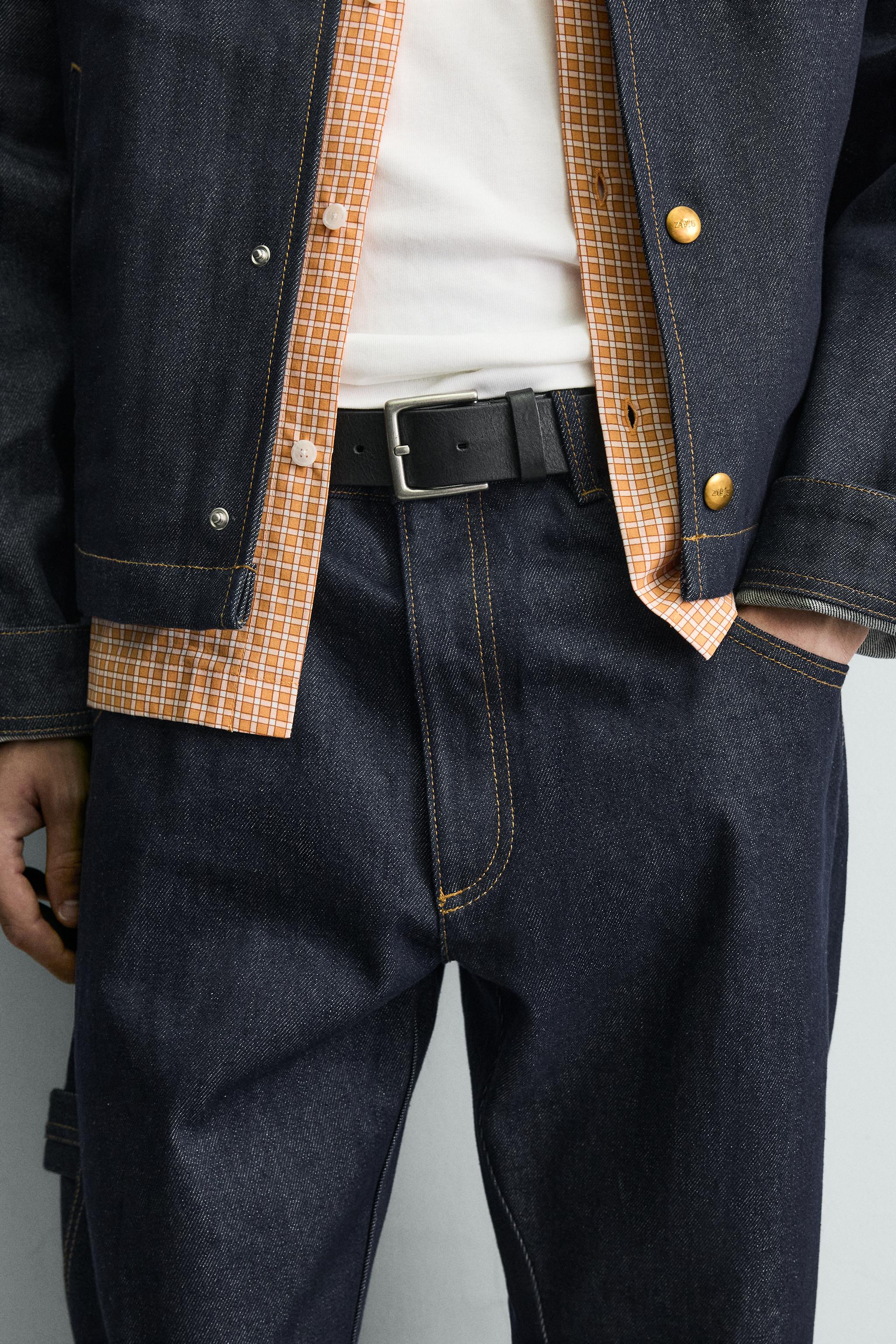 EMBROIDERED LOOSE FIT JEANS